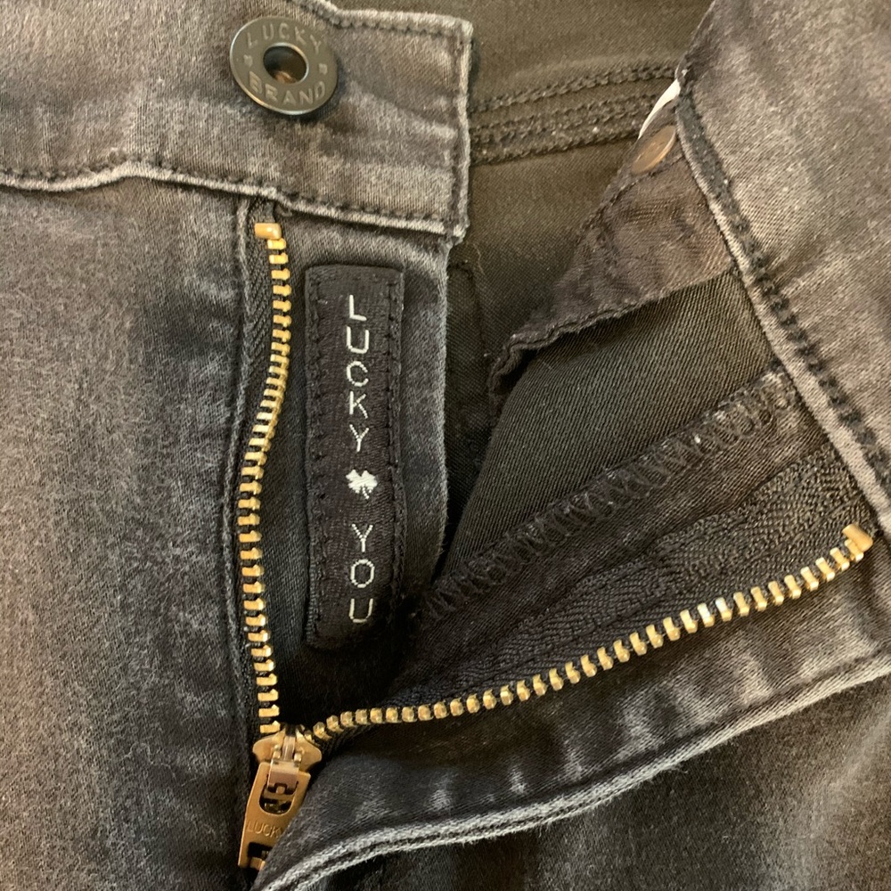 Lucky brand black skinny jeans